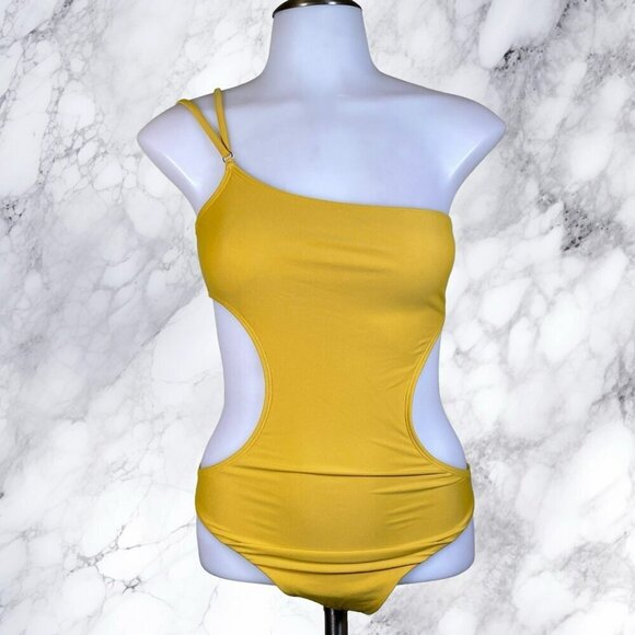 Tularosa Lanah One Piece in Mustard Yellow - Picture 2 of 10